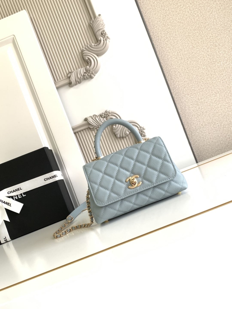 Ch**el top handle bags